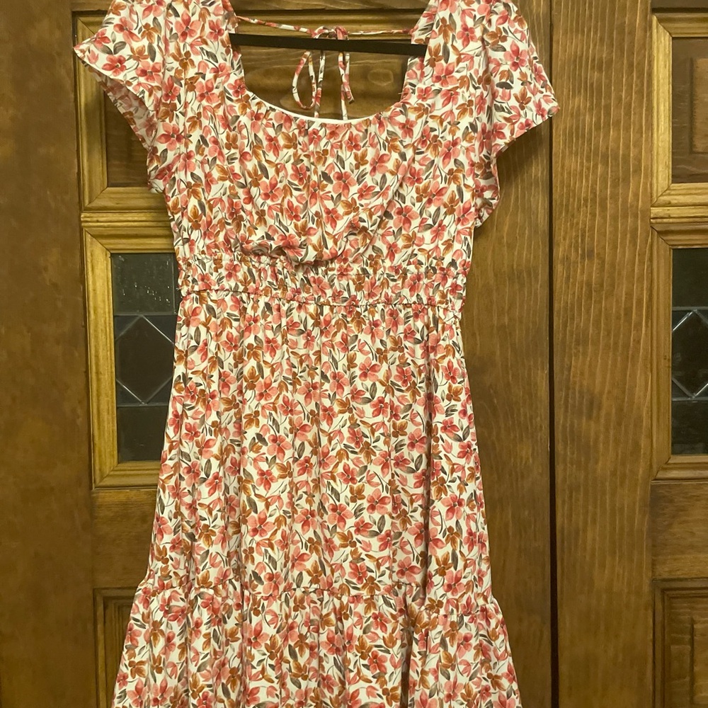 Altar'd State Vibrant Floral Dress — Size L